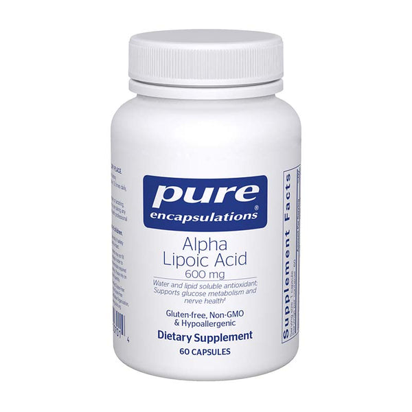PURE Alpha Lipoic Acid 600 mg 60's