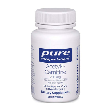 PURE Acetyl-l-Carnitine 250 mg 60's