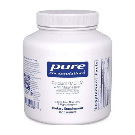 PURE Calcium (MCHA) with Magnesium 180's