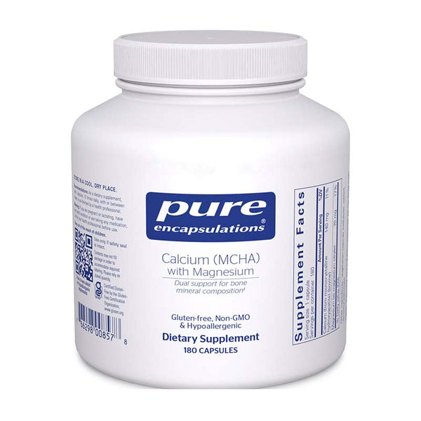 PURE Calcium (MCHA) with Magnesium 180's