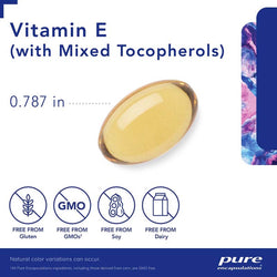 PURE Vitamin E (w/mixed tocopherols) 90's