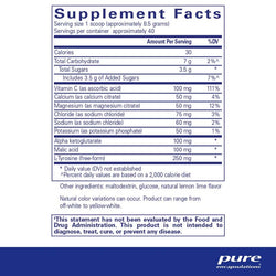 PURE Electrolyte/Energy formula