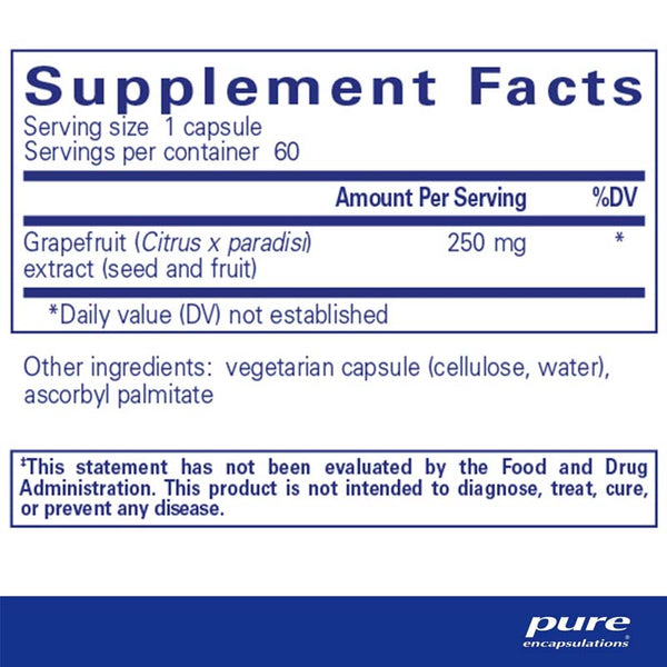 PURE Grapefruit Seed Extract 60's