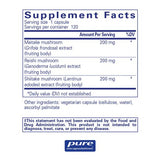 PURE M/R/S Mushroom Formula 120’s