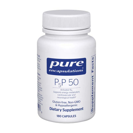 PURE P5P 50 (activated vitamin B6) 180's