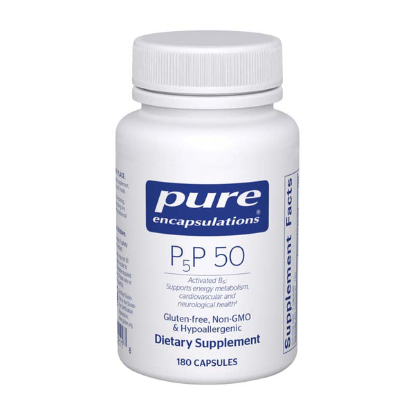 PURE P5P 50 (activated vitamin B6) 180's