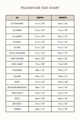 Linen pillowcase in Cream