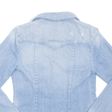 GUESS Jeans Womens Denim Shirt Blue Long Sleeve L