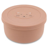 Silicone snack pot with lid - Mrs. Cat