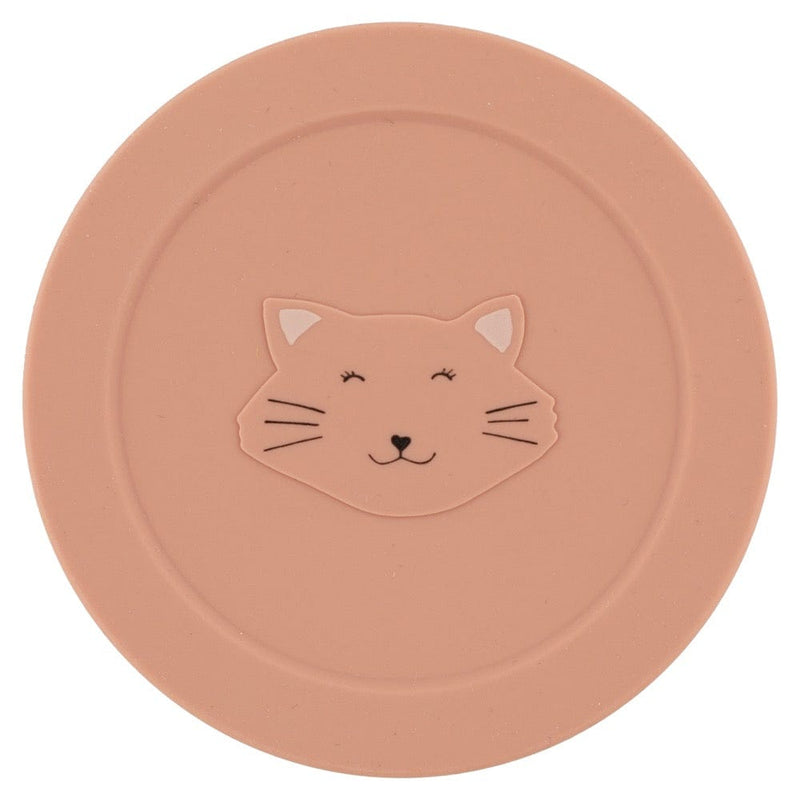 Silicone snack pot with lid - Mrs. Cat