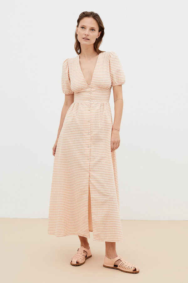 Petra women summer dress - made from organic cotton, it's perfect for hot weather. Shop sustainable fashion women dresses online at MiliMilu Lifestyle.