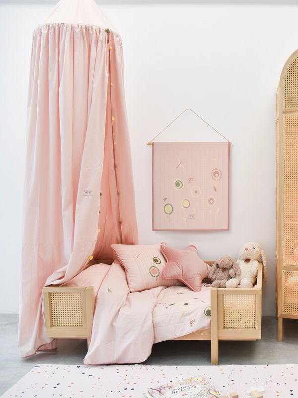 Canopy - Pink Blossom｜Kids Bed Conopy