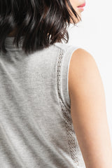 Pointelle Tunic - Grey Pearl