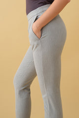 Pull-on Slim Chino (classic) - Grey Striped