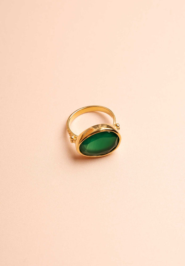 Ring P Ring 4543 15-Green-Agate