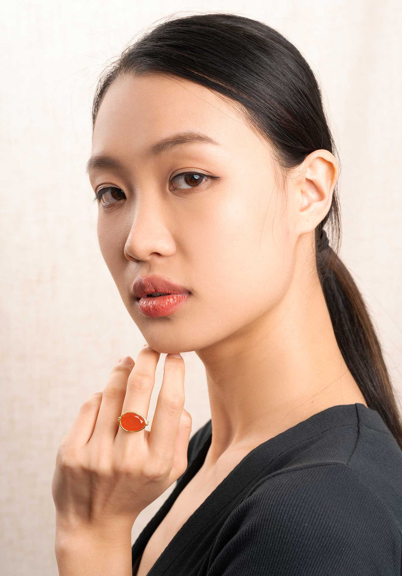 Ring P Ring 4543 10-Red-Agate