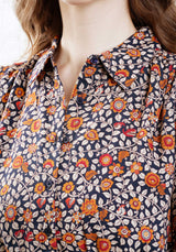 Dress Romance Madras Noir