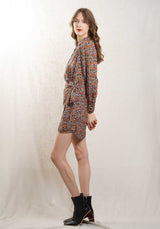 Dress Romance Madras Noir