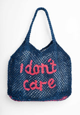 Beach Bag Drew I Dont Care Navy-Pink