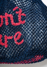 Beach Bag Drew I Dont Care Navy-Pink