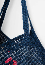 Beach Bag Drew I Dont Care Navy-Pink