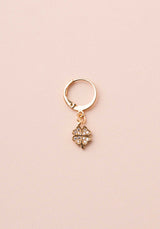 Earring Bo155 Clover Gold