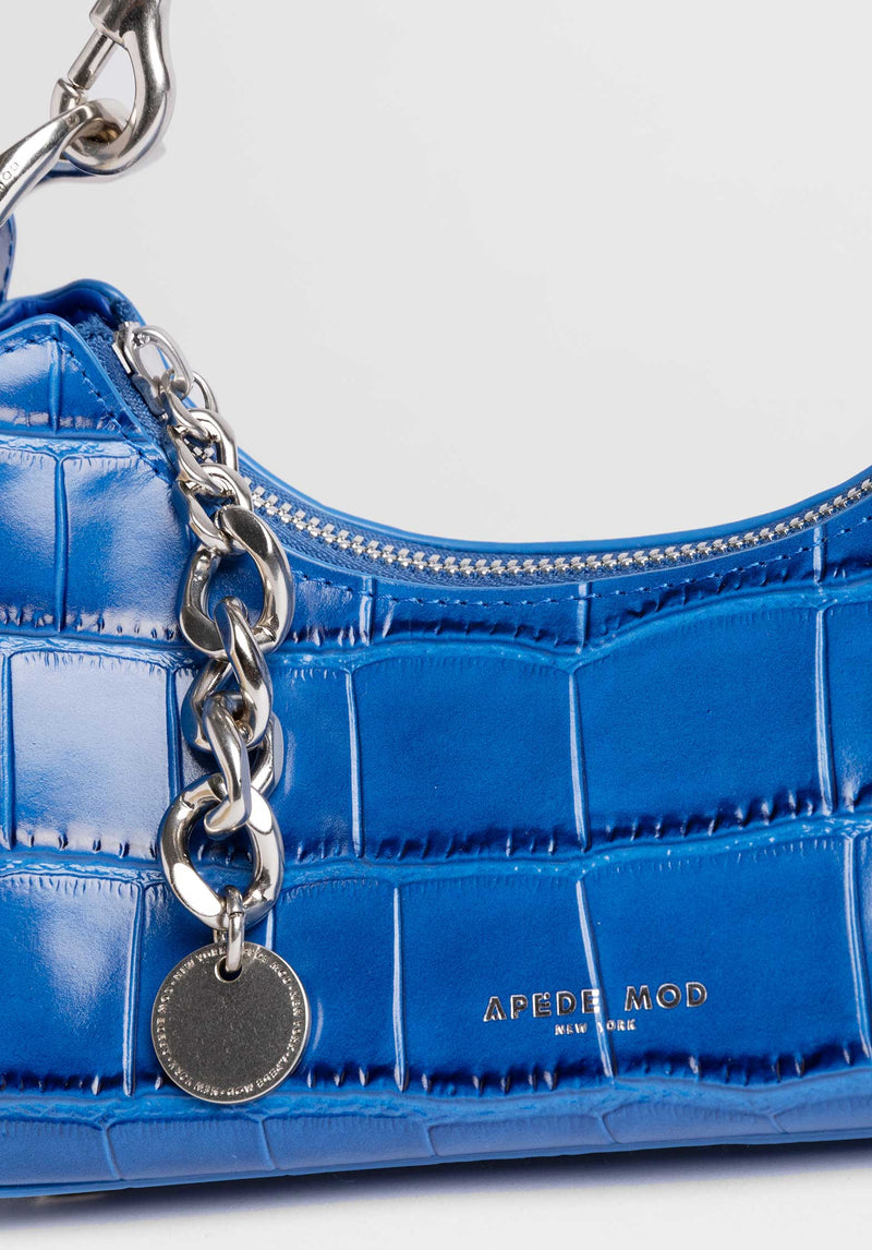 Shoulder Bag Sm Lunch Box Blue-Croc