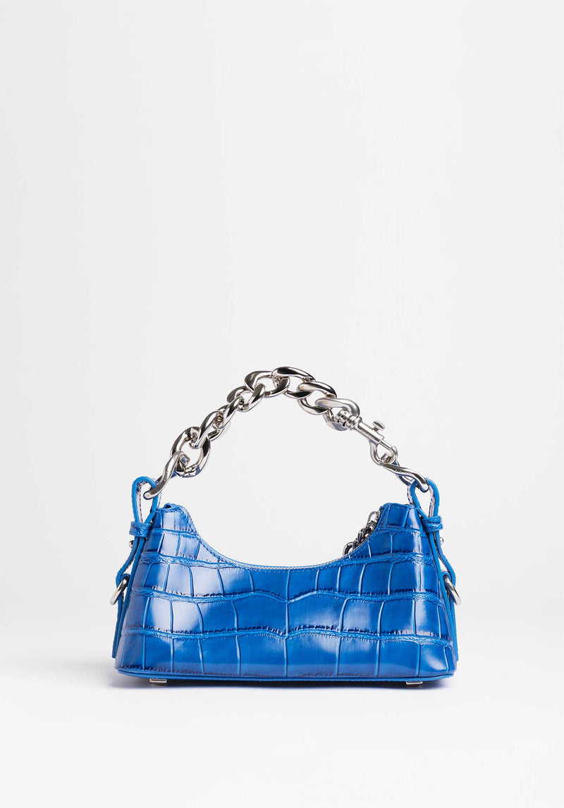 Shoulder Bag Sm Lunch Box Blue-Croc