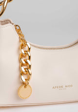 Bag Sm Lunch Box 奶油色-白色-鳄鱼纹