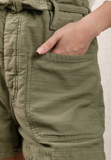 Denim Shorts Bushgab Light-Kaki