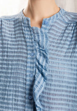 Blouse 19789 Light-Blue