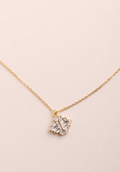 Necklace Tampa Zircons Ctw4 Blancs