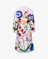 Coat Rose Suzani White-Swan