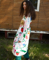 Coat Rose Suzani White-Swan