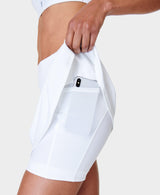 Power Skort Sb9322 White