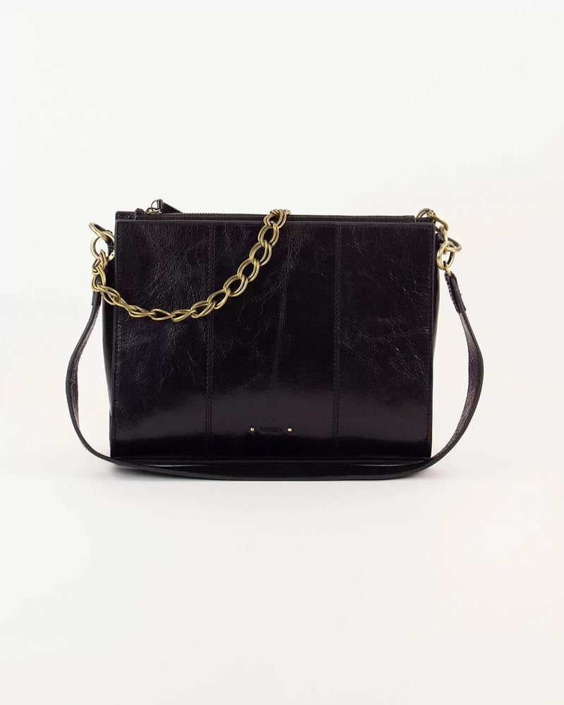 Crossbody Bag Farawa Le Farawa Leather Black