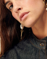 Earring Toti Pearl Dore