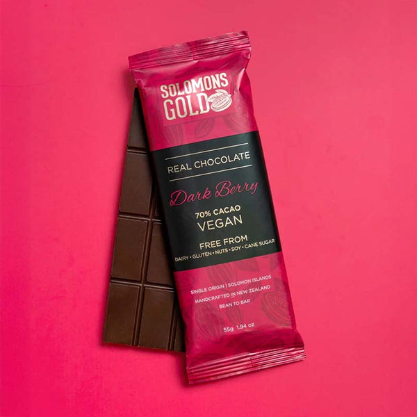 Solomons Gold Dark Berry 70% 55g