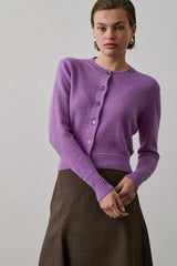 Cardigan Griffith Lilas