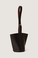 Shoulder Bag Saul Mini Noir-Cognac