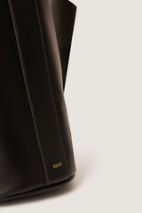 Shoulder Bag Saul Mini Noir-Cognac