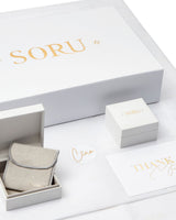 Earring Supernova Gold-White