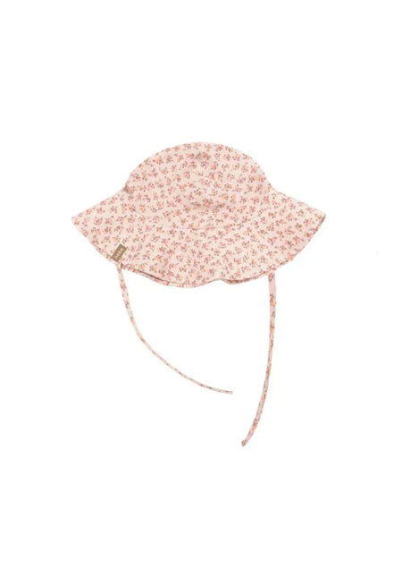 Girl's sun hat with Floral print