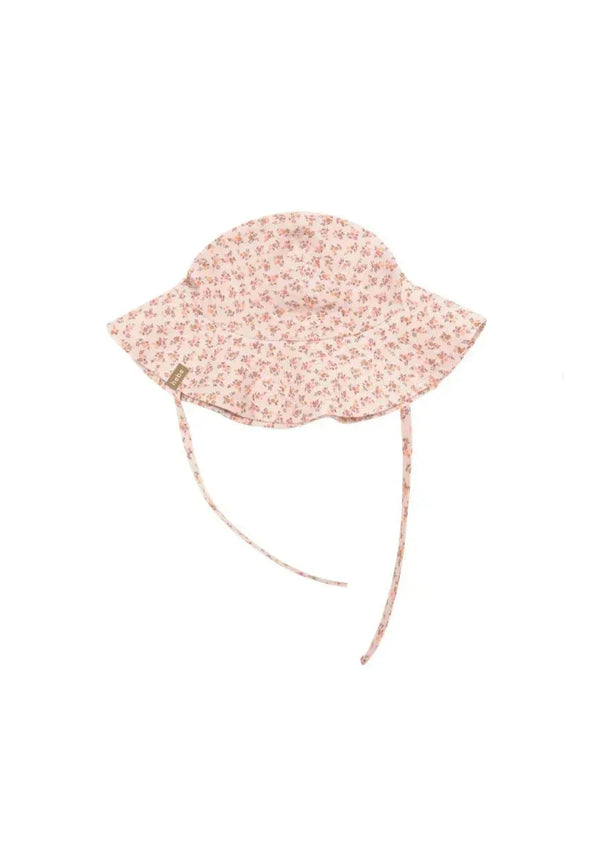 Girl's sun hat with Floral print