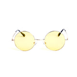 Retro Oversized John Lennon Sunglasses in Gold