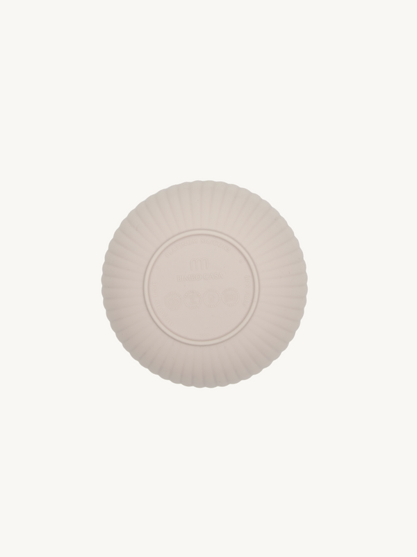 Seashell Silicone Plate With Suction - Sand｜Baby Plate