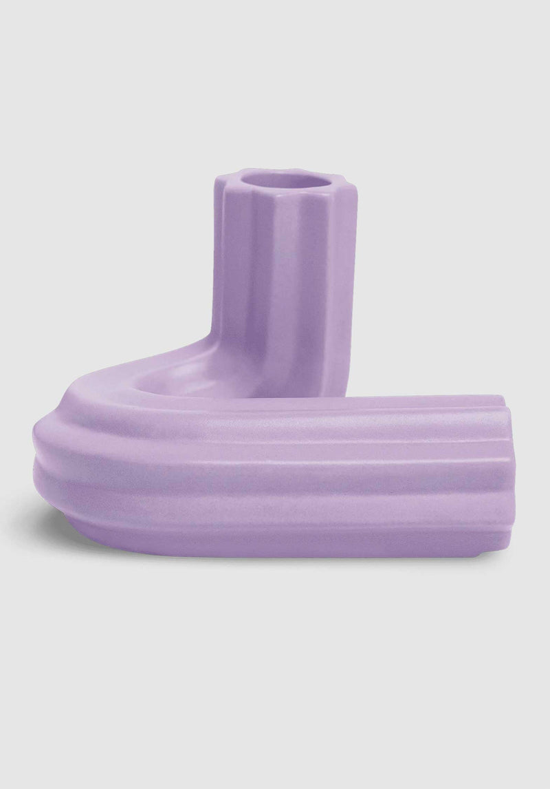 Candle H Candle Holder Lilac