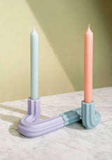 Candle H Candle Holder Lilac