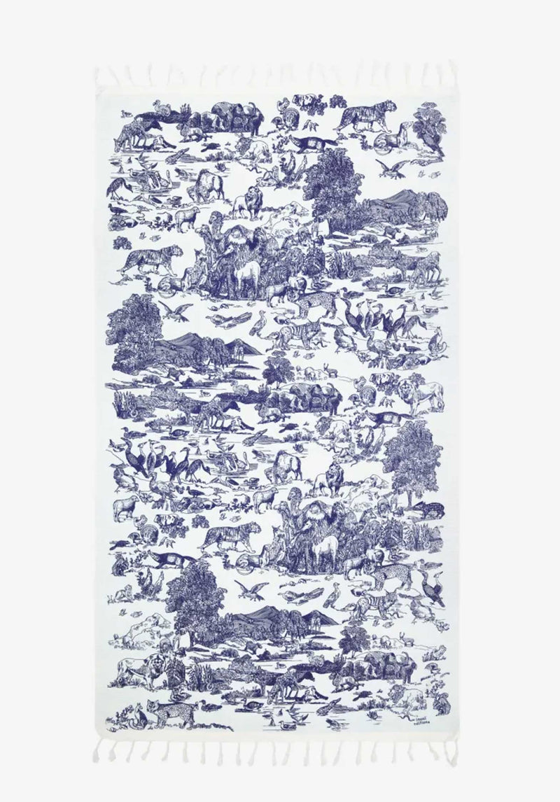 Scarf Fouta 100 Reverie Fo17rev00 Blanc-White