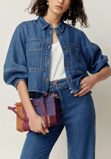 Leone 牛仔蓝衬衫